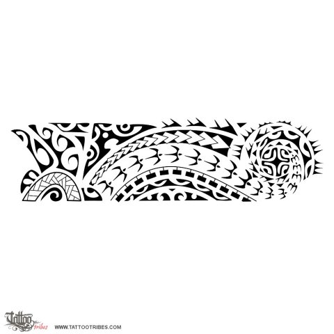 Huanui (Path) tattoo design thumbnail