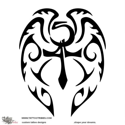 5+A+L Ankh (Eternal life) tattoo design thumbnail