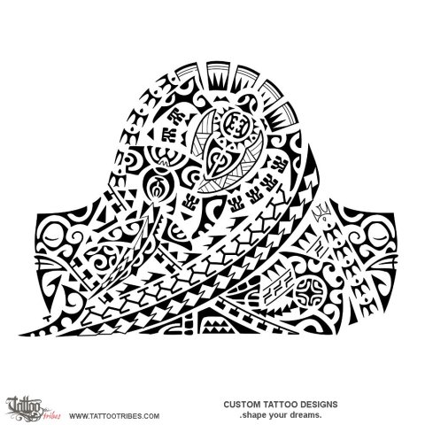 Tāwharau (Sheltering) tattoo design thumbnail