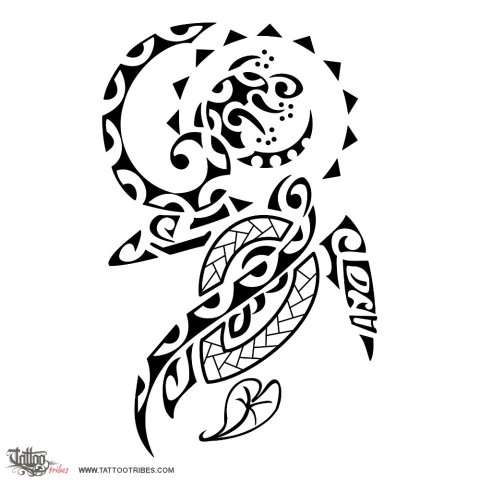 Haere (Go, become) tattoo design thumbnail