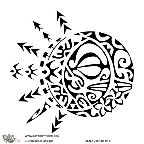 Sunmoon (Guidance) tattoo design thumbnail