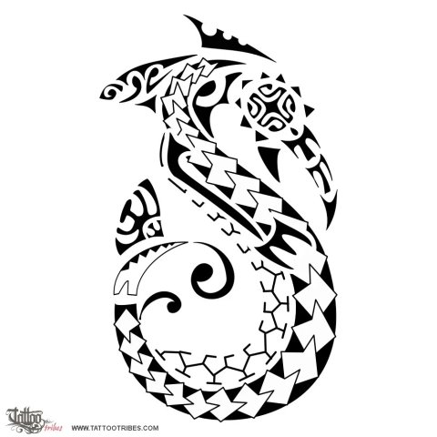 Manaia (Francesco) tattoo design thumbnail