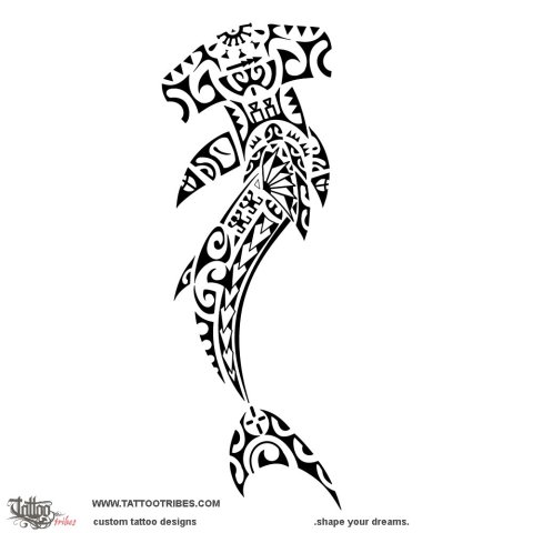Aavere (Courageous warrior) tattoo design thumbnail