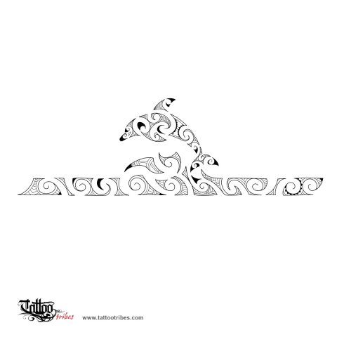 Waves (Integration) tattoo design thumbnail