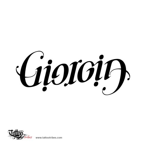 Giorgia (Omogram) tattoo design thumbnail