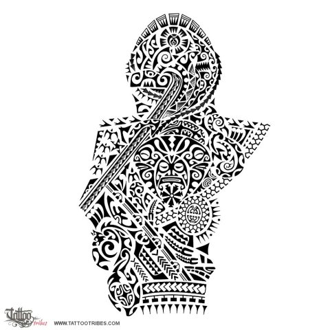 Mai rano (Ever since) tattoo design thumbnail