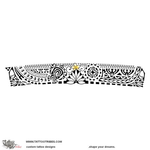 Ahuihui (To join together) tattoo design thumbnail