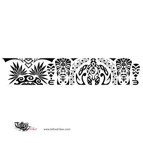 Maori/Samoan armband (Valiance, friendship) tattoo design thumbnail