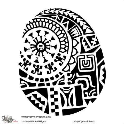 Vehine (Daughter) tattoo design thumbnail