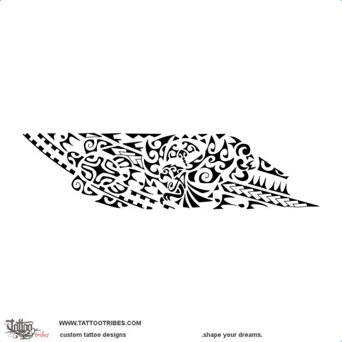 Warrior (Balance) tattoo design thumbnail