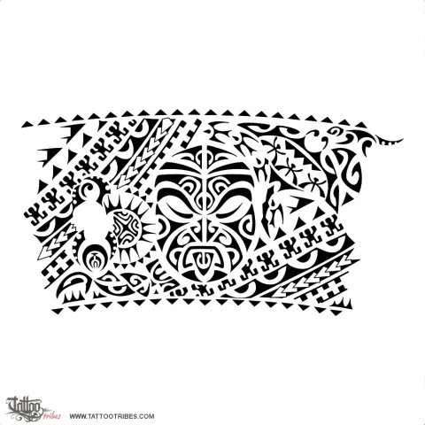 Personal path (Extension band) tattoo design thumbnail