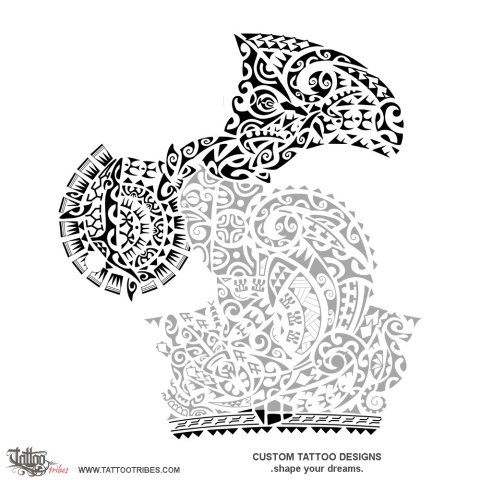 Ocean legacy (Extension) tattoo design thumbnail