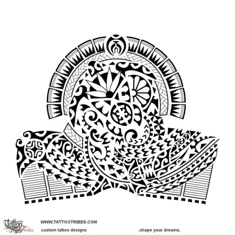Faaaraara (To make a beginning) tattoo design thumbnail