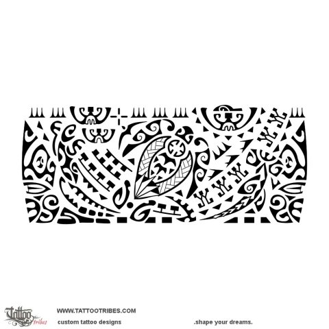 Maue (To leap, to start) tattoo design thumbnail