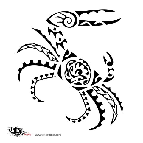 Fiddler crab (Love) tattoo design thumbnail