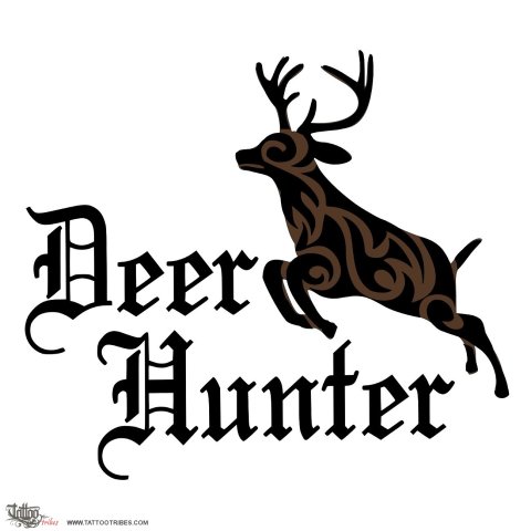 Deer Hunter (Requested by Bo) tattoo design thumbnail