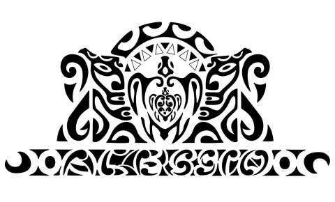 Family protection (Alessio maorigram) tattoo design thumbnail