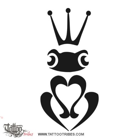 Froggy prince (In memory) tattoo design thumbnail