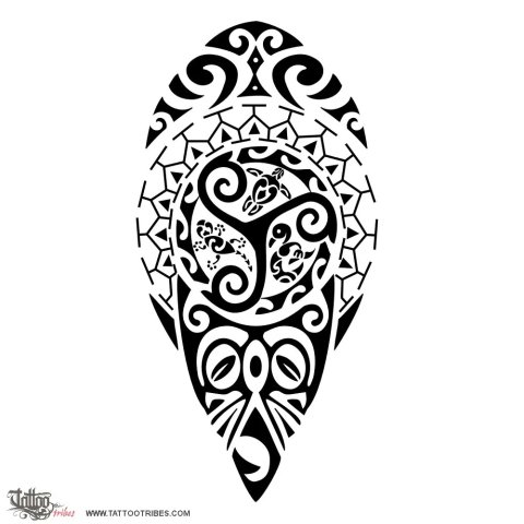 Mauri roa (Long life) tattoo design thumbnail