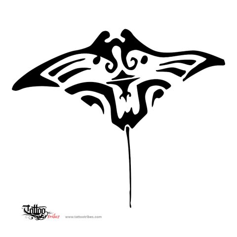 Manta (Wisdom) tattoo design thumbnail