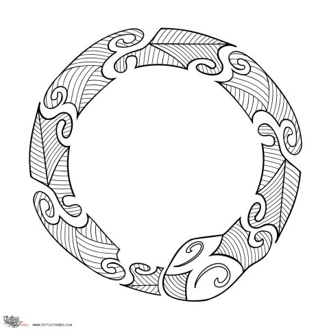 Ouroboros (Eternity) tattoo design thumbnail
