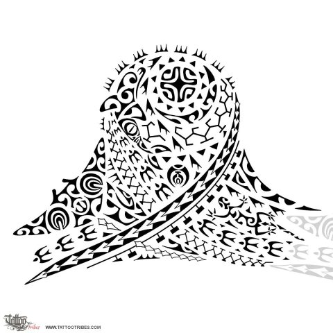 Whakamanawatanga (Confidence) tattoo design thumbnail