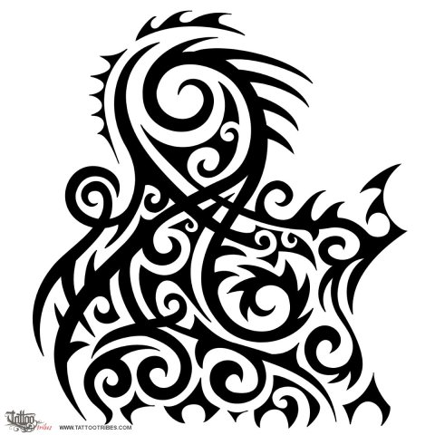 Tribal (Warrior) tattoo design thumbnail