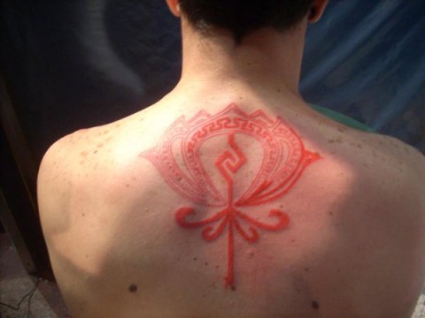 Bruno - Aztec lotus: inked placement tattoo photo thumbnail