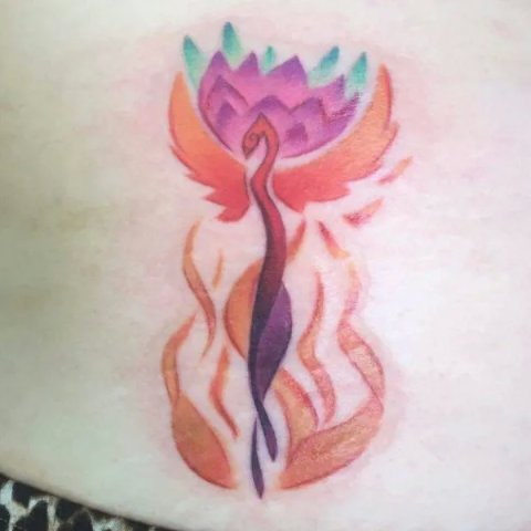 Caroline - phoenix lotus: inked placement tattoo photo thumbnail