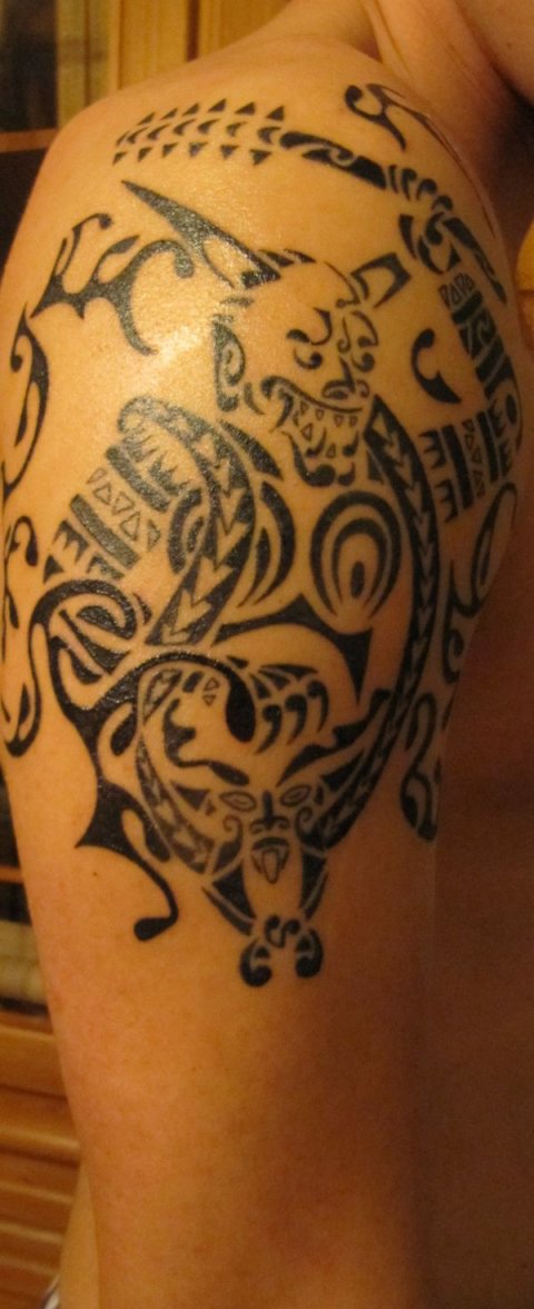 Enrico - Oni ni kanabo: real inked placement tattoo photo thumbnail