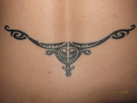 Erena - Maori dream: real inked placement tattoo photo thumbnail