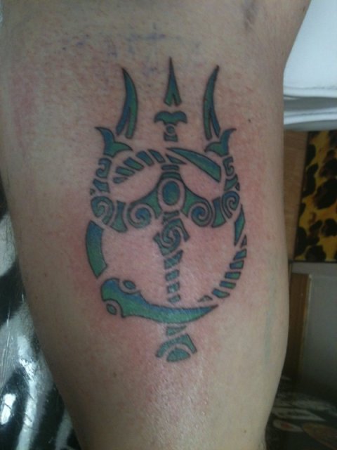 Eric - Trishula: real inked placement tattoo photo thumbnail