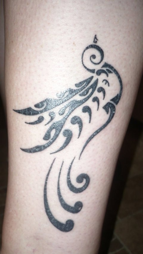 Erika - Swallow: real inked placement tattoo photo thumbnail