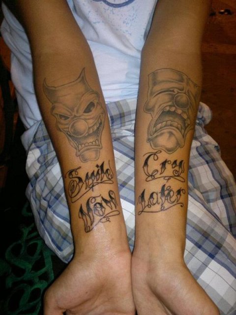 Giovanni - Smile now: real inked placement tattoo photo thumbnail