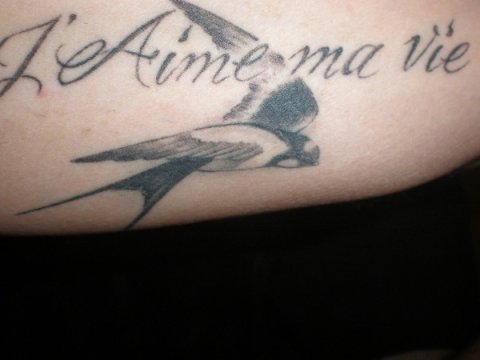 Giuseppe - I love my life: real inked placement tattoo photo thumbnail