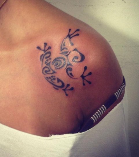 Guest - fertility frog: real inked placement tattoo photo thumbnail