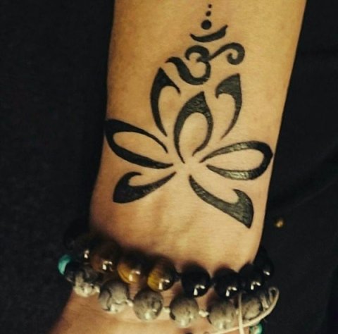 Guest - lotus aum: inked placement tattoo photo thumbnail