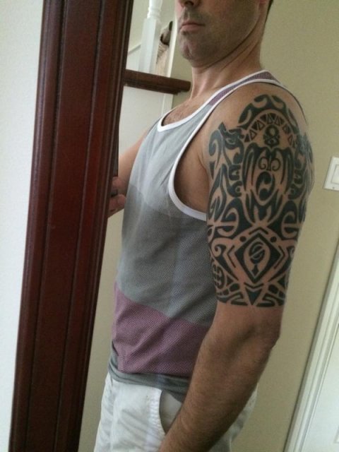 Joel - arm integration: real inked placement tattoo photo thumbnail