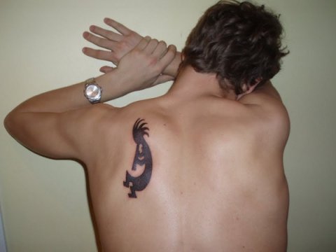 Kaarel - Kokopelli: real inked placement tattoo photo thumbnail