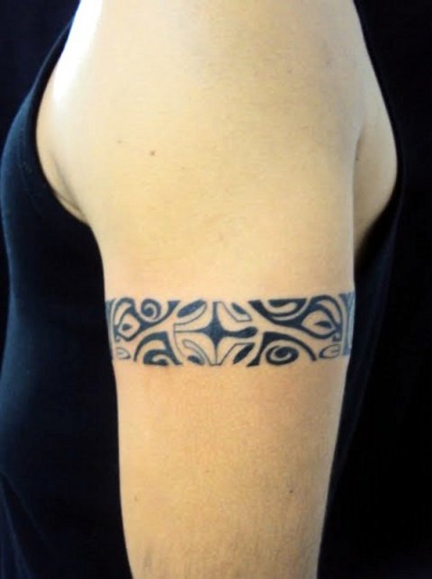 Leandro - Protective band: real inked placement tattoo photo thumbnail