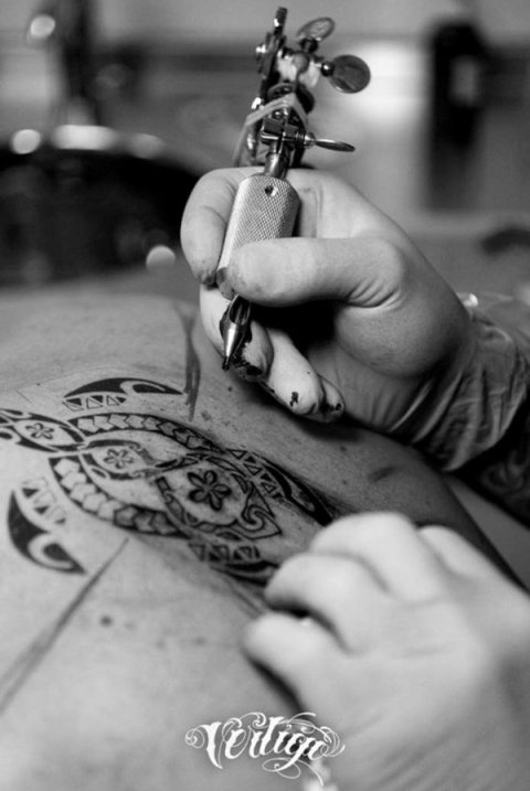Max - Hui in progress: inked placement tattoo photo thumbnail