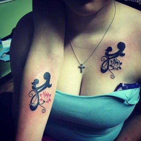 Nikki - Mother lotus: inked placement tattoo photo thumbnail
