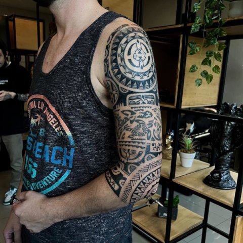 Raapha - Ukaipo extension: real inked placement tattoo photo thumbnail