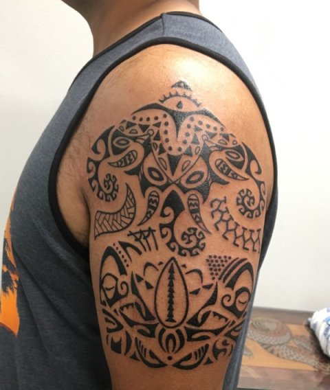 Rajit - Airavata: real inked placement tattoo photo thumbnail