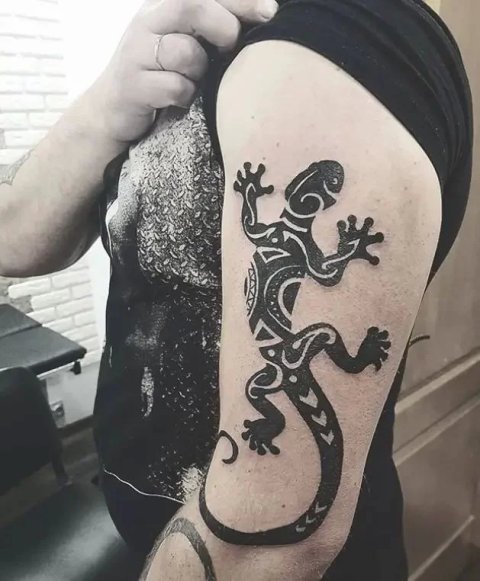 Guest - Lizard: inked placement tattoo photo thumbnail