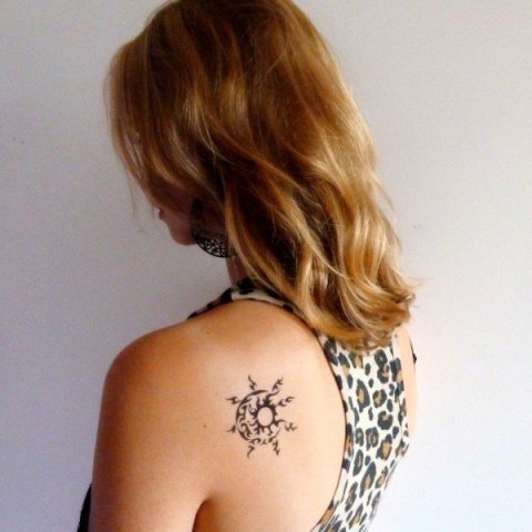 Guest - Tribal sun-moon: inked placement tattoo photo thumbnail