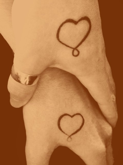 Guest - couple's heart: inked placement tattoo photo thumbnail